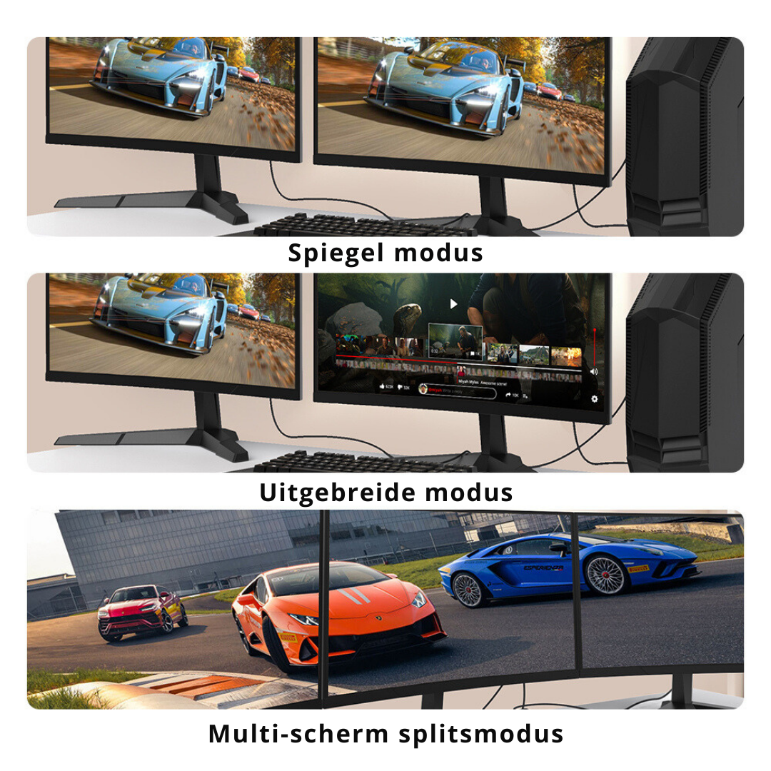 Displayport 1.4 Kabel – Ultra High Speed 8K60Hz voor Haarscherpe Beeldkwaliteit - 2 Meter