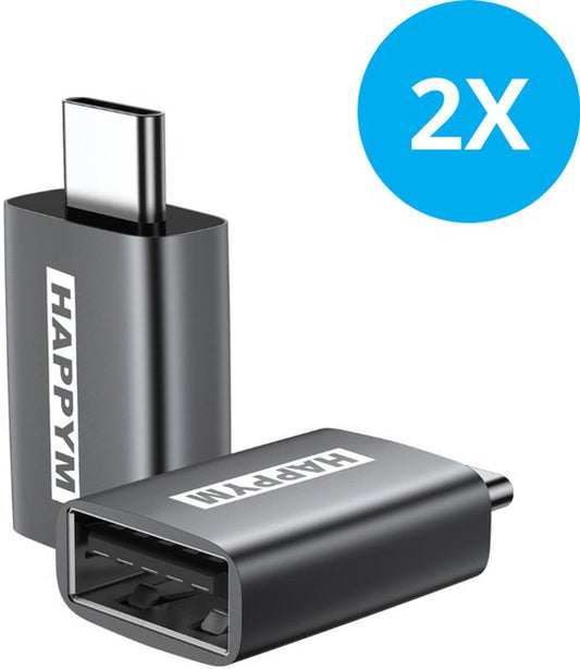 USB-C naar USB-A Adapter 2 Pack USB 3.0 5Gbps