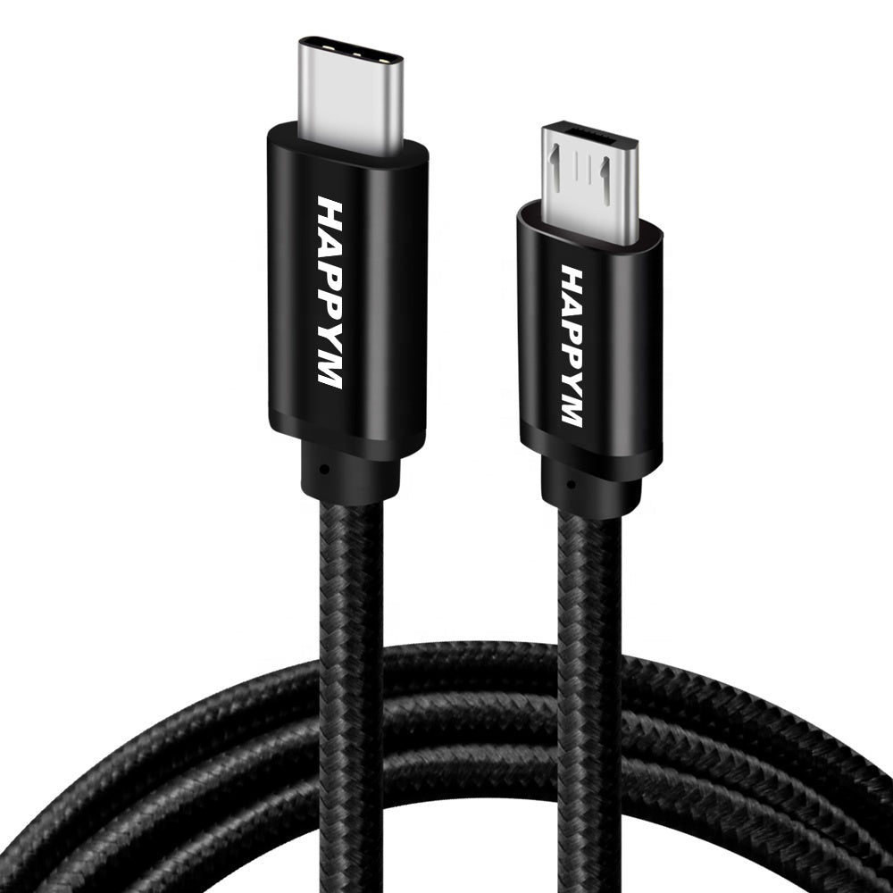 HappyM USB-C naar Micro USB Kabel - hoofdafbeelding