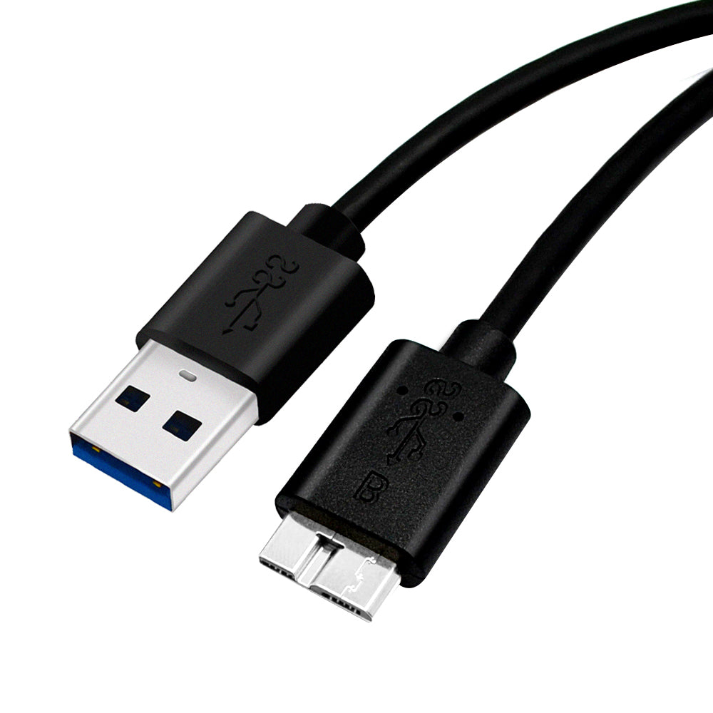 Happym Micro USB 3.0 naar USB-A kabel zwart 2 meter