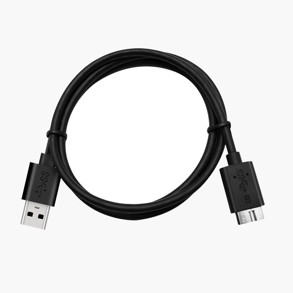 Happym USB-A naar Micro USB 3.0 datakabel zwart