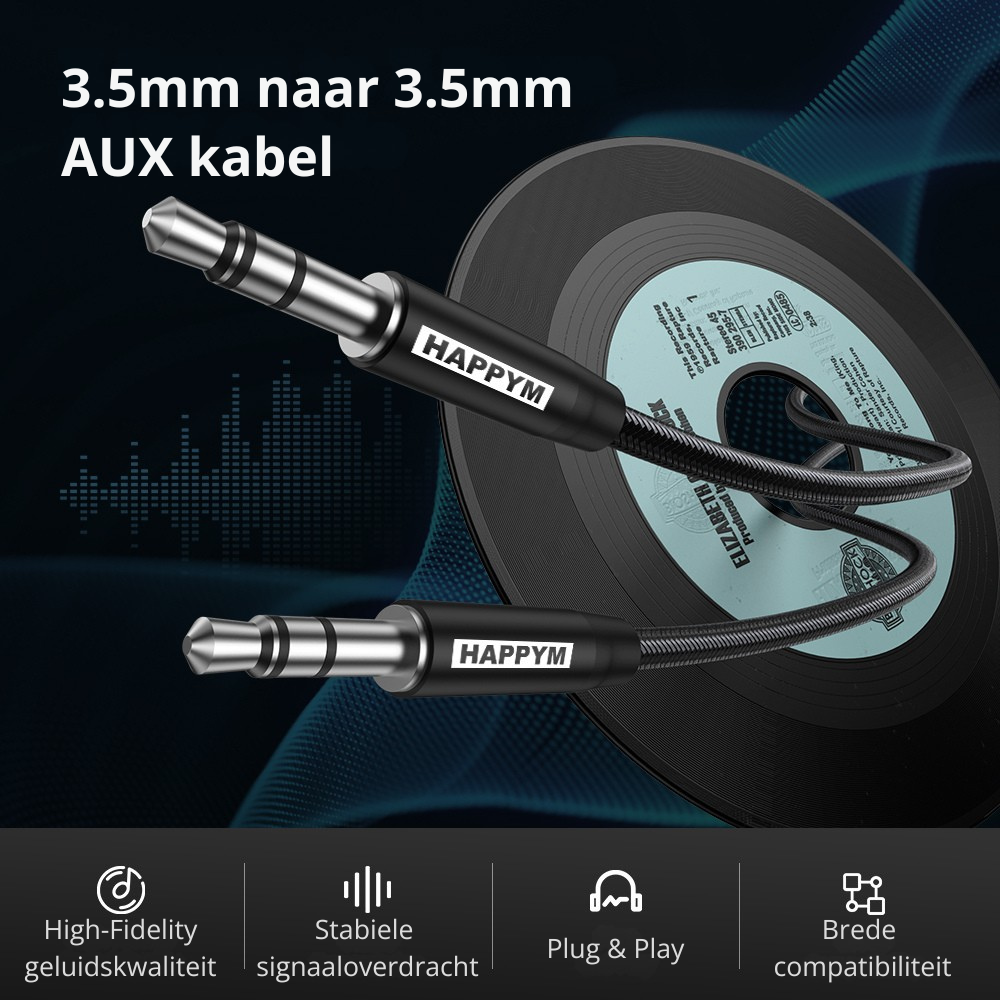 AUX kabel 3.5mm compatibiliteit overzicht