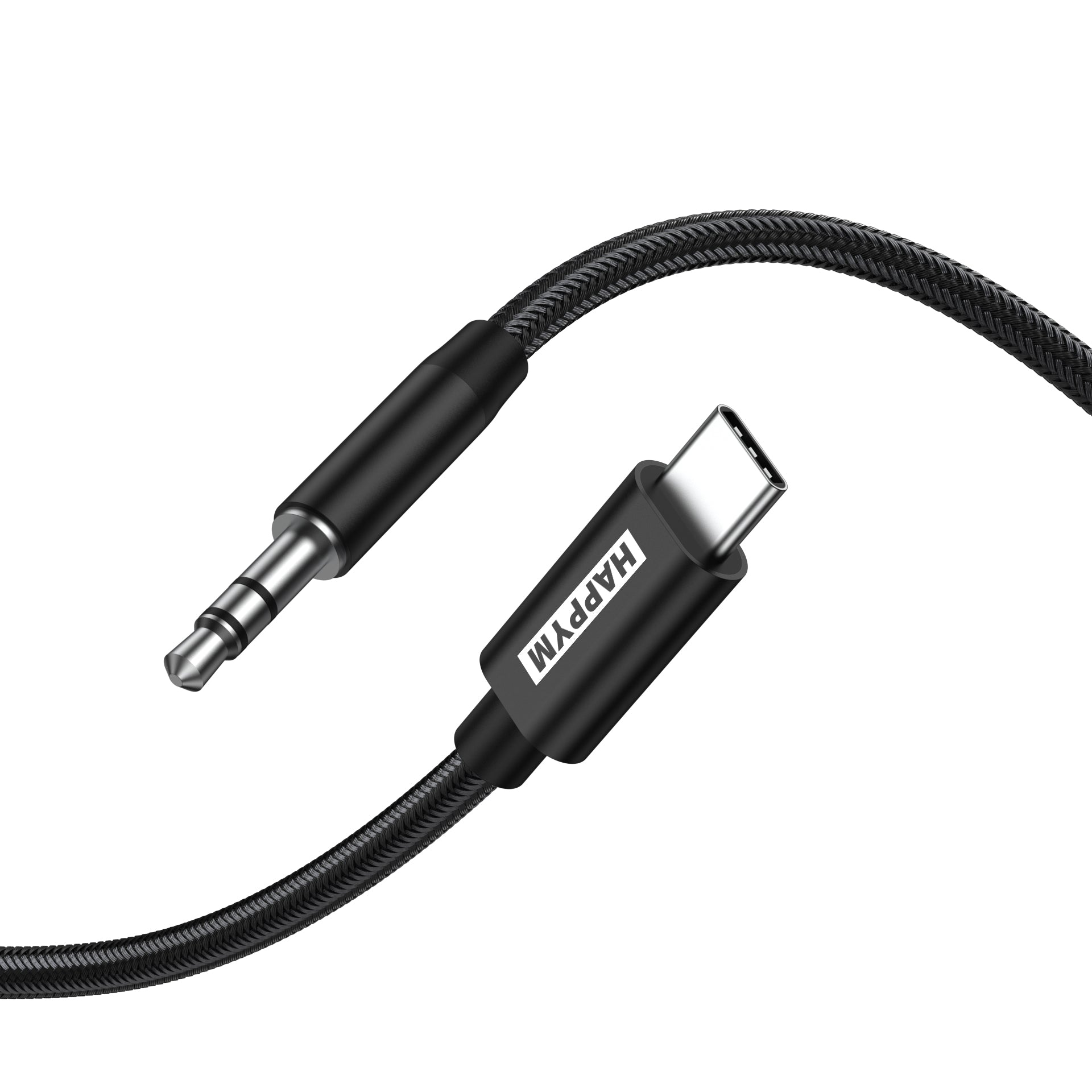 Happym USB-C naar AUX kabel HiFi geluidskwaliteit