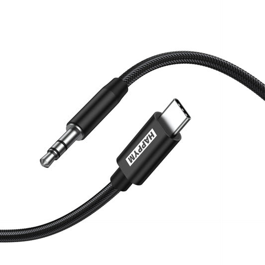 Happym USB-C naar AUX kabel HiFi geluidskwaliteit