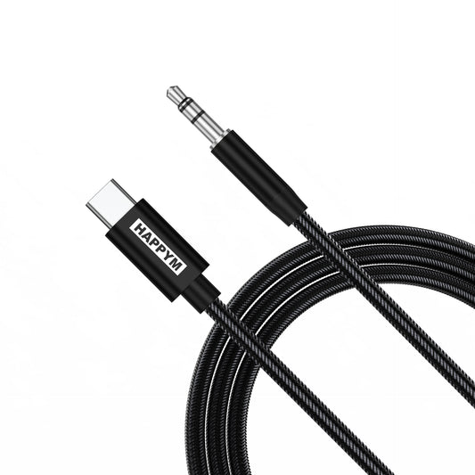 USB-C AUX adapter kabel voor telefoon en speaker