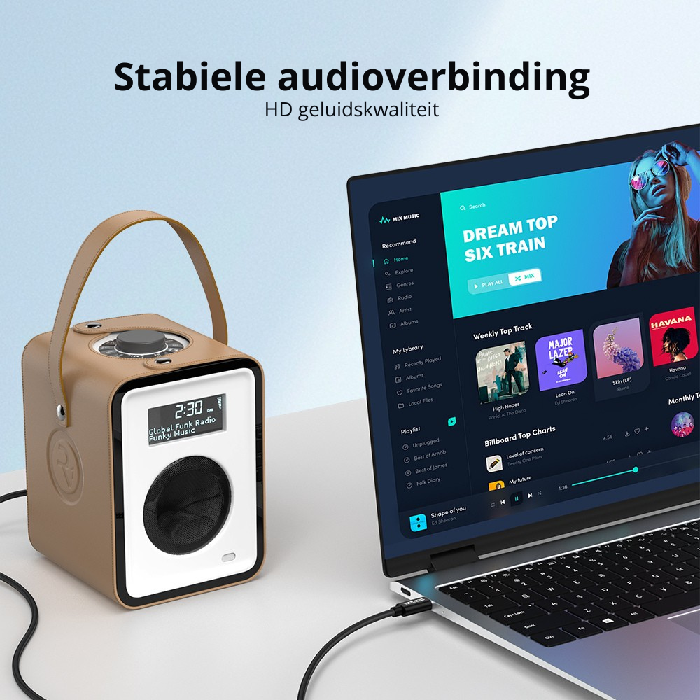 USB-C naar 3.5mm kabel compatibiliteit