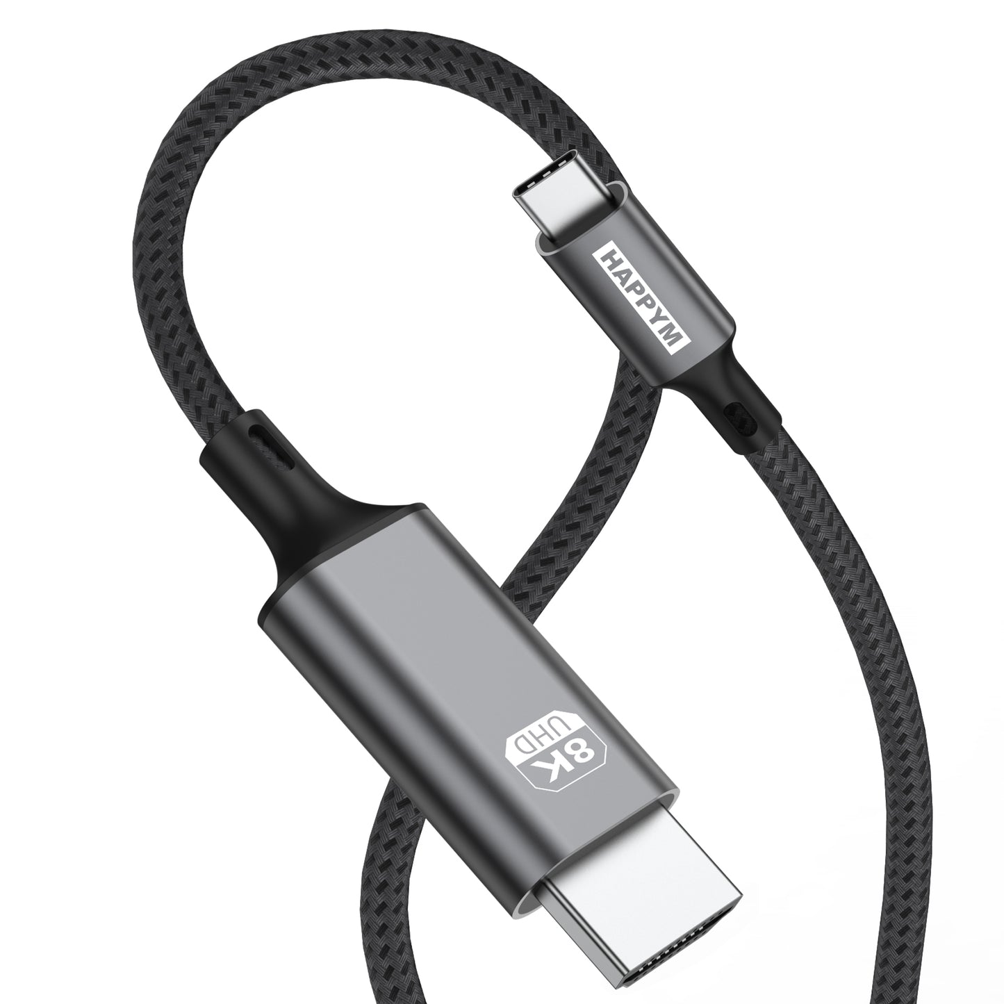 Happym USB-C naar HDMI 2.1 kabel Ultra HD aansluiting
