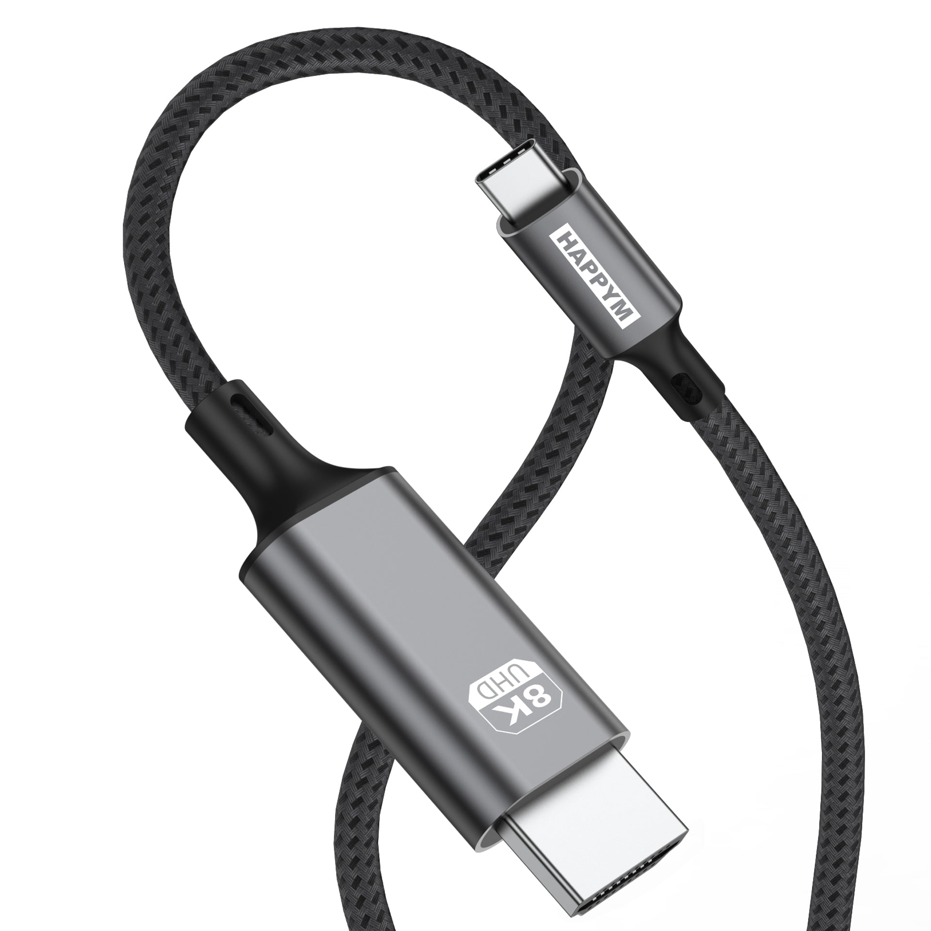 Happym USB-C naar HDMI 2.1 kabel Ultra HD aansluiting