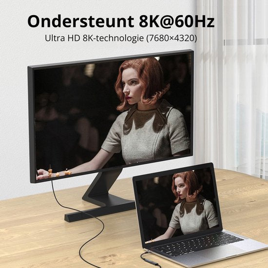HappyM USB-C naar HDMI Adapter 8K HDMI Female specificaties
