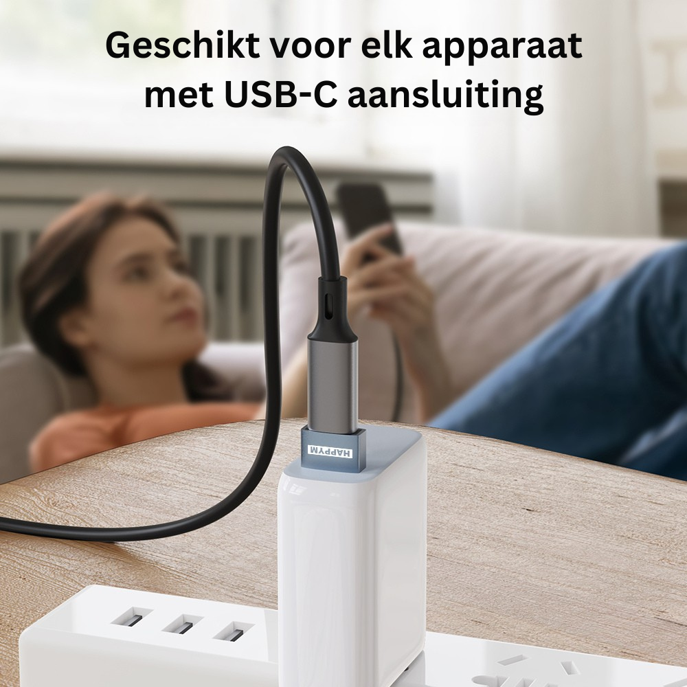 Happym USB-C OTG adapter 5Gbps multi-device support