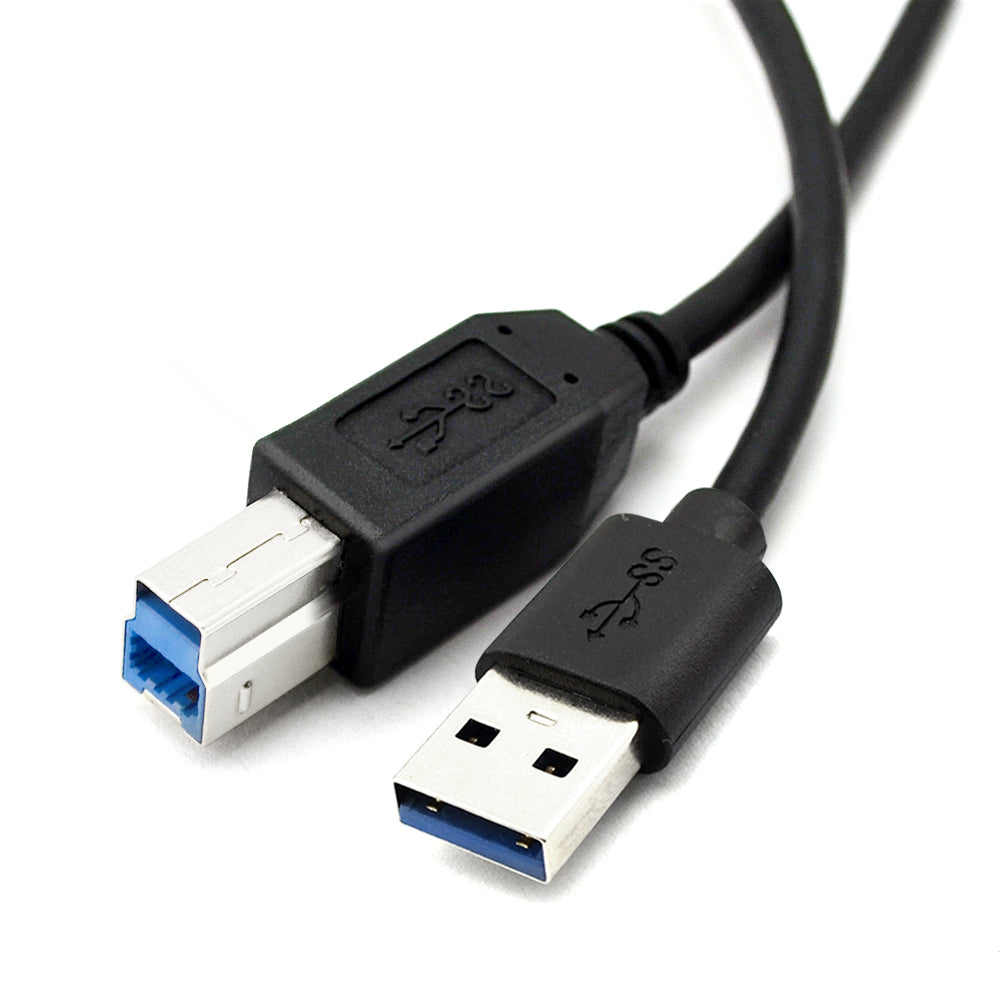 USB 3.0 Type-A naar Type-B printerkabel zwart